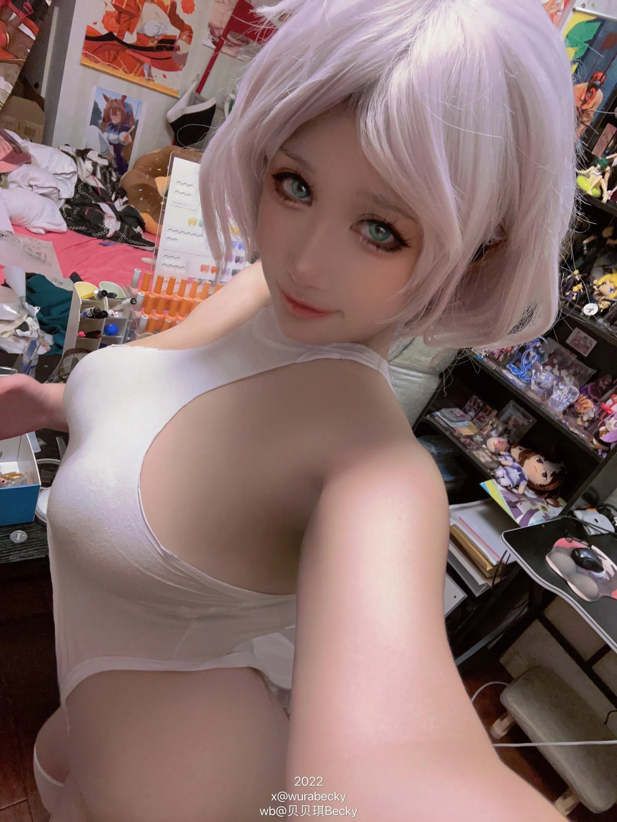 贝贝琪Becky – NO.024 水星的魔女 塞西莉亚-塞西莉亚 内搭 [22P]插图7